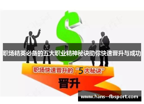 职场精英必备的五大职业精神秘诀助你快速晋升与成功